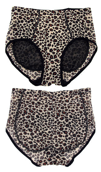 Foxy Fanny Original Pocket-Panty (Pads Not Included) featuring leopard print design.