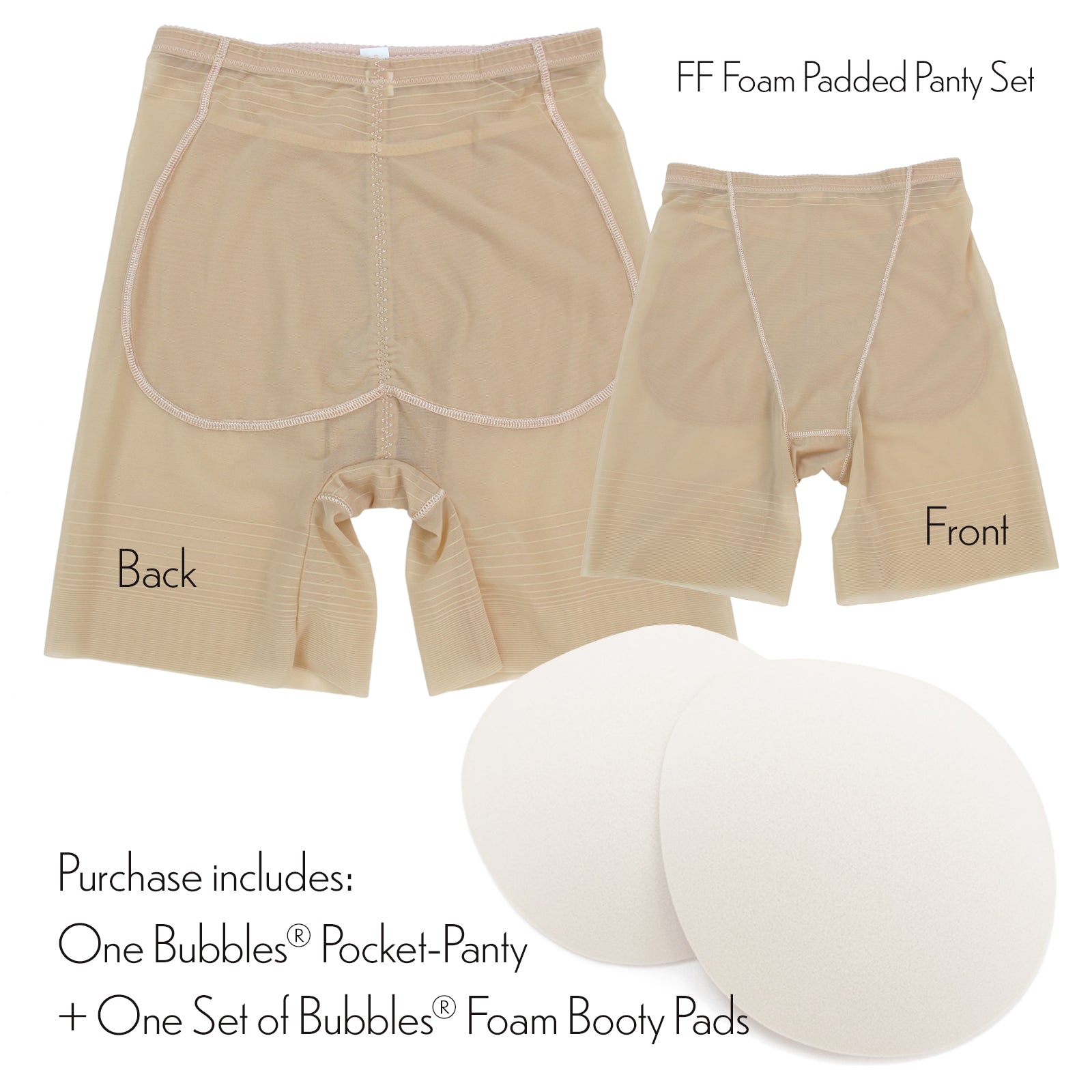 FF Foam Mid-Thigh Padded Underwear