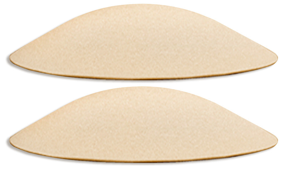 Close-up of the Insta-Booty beige, removable, thick, foam booty pads.