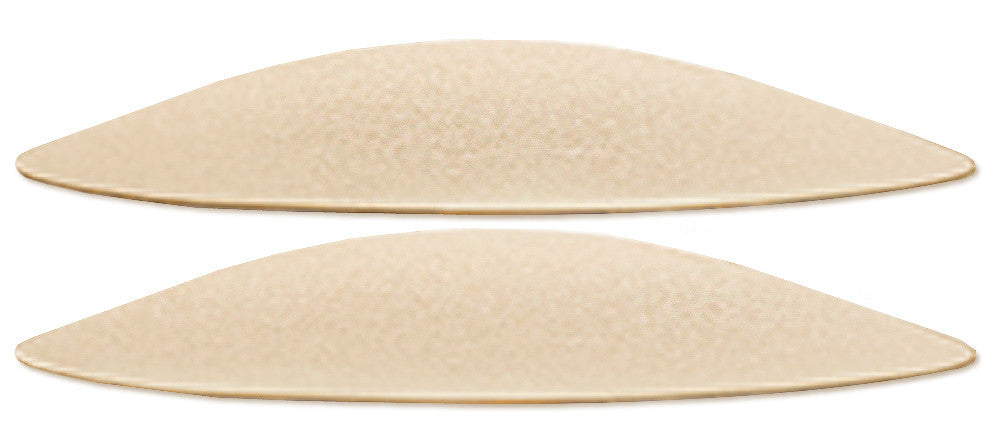 Close-up of the Insta-Booty beige, removable, thin or regular, foam booty pads.