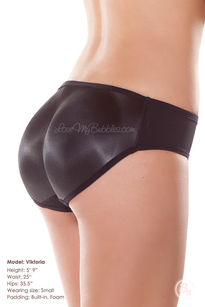 Caboost!® Original Midrise Padded Panty showing molded thick booty padding - wholesale-shapewear.com